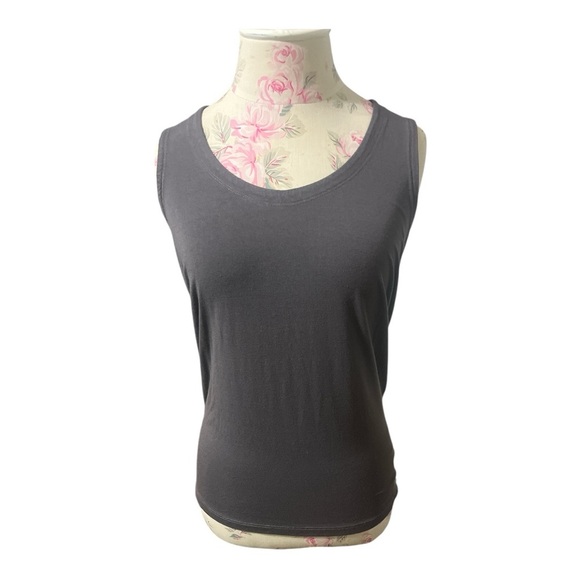 Eileen Fisher Crew Neck Tank in Deep Gray Size XS - Picture 1 of 6